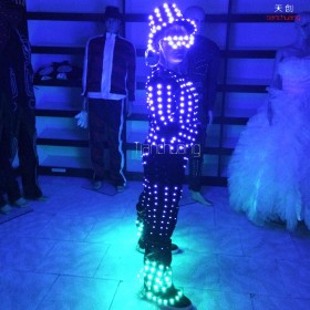 Full color led performance costume